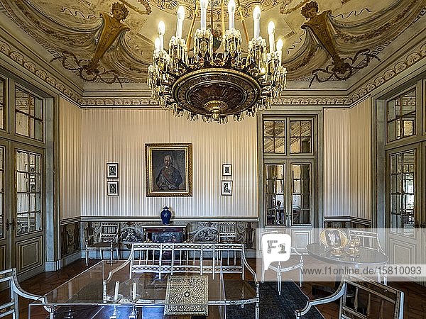 Innenansicht Palacio Nacional de Queluz  Queluz  Lissabon  Portugal  Europa