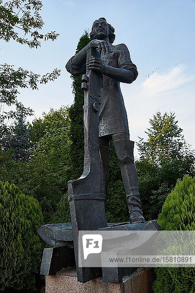 Statue von Peter dem Großen  Insel Kant  Kaliningrad  Kaliningrader Gebiet  Russland  Europa