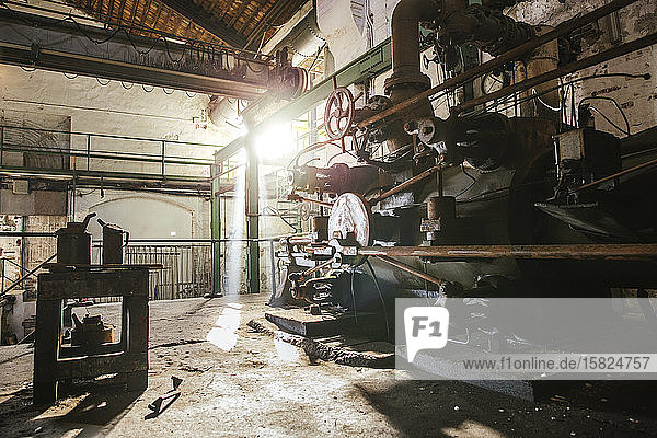 Spain  Granada  Salobrena  Interior of abandoned sugar factory