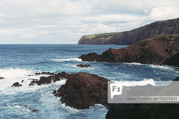 Felsenküste Insel Sao Miguel Azoren Portugal