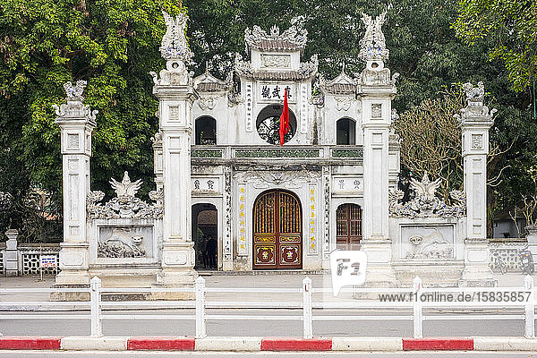 Tor des Quan Thanh-Tempels (Den Quan Thanh)  Hanoi  Vietnam