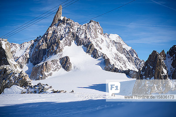 Skitouren vor der Dent du Geant