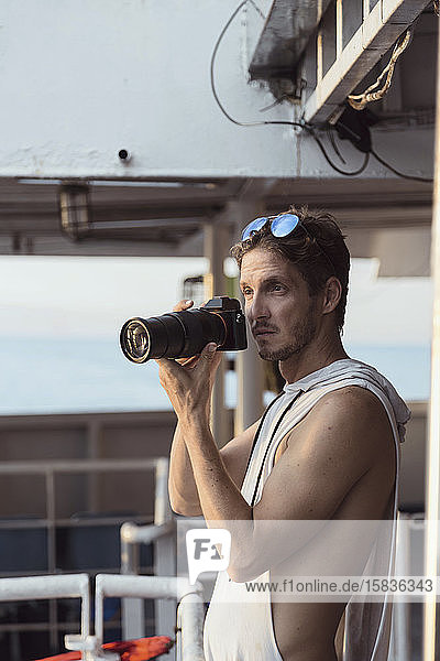 Photographer at the ferry