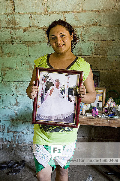 Portrait of Muxe or Mushe Genre particular of the area of Oaxaca in Mexico  known for its culture and dresses.