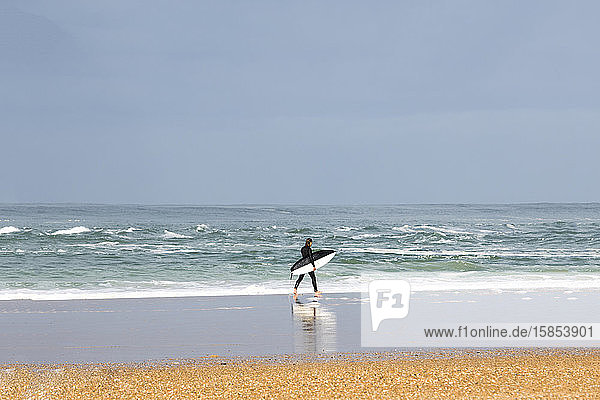 Surfing the world renowned beaches of Hossegor France
