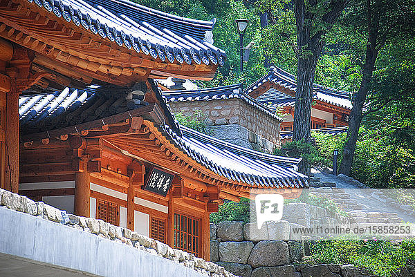 Traditionelles koreanisches Dorf