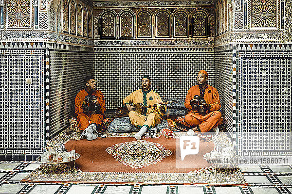 traditionelle marokkanische Musiker