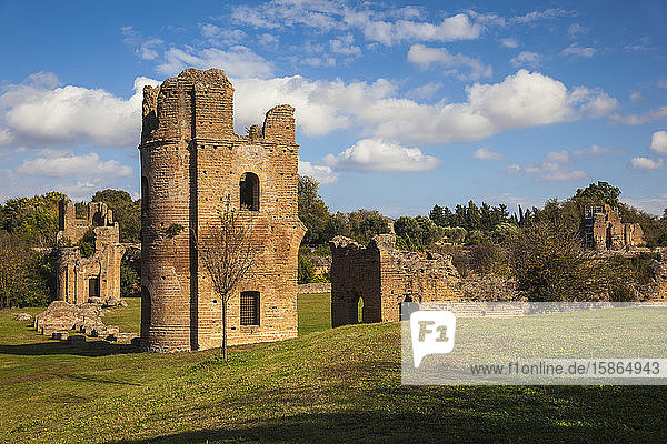 Villa de Massenzio, Ancient Appian Way, Rome, Lazio, Italy, Europe