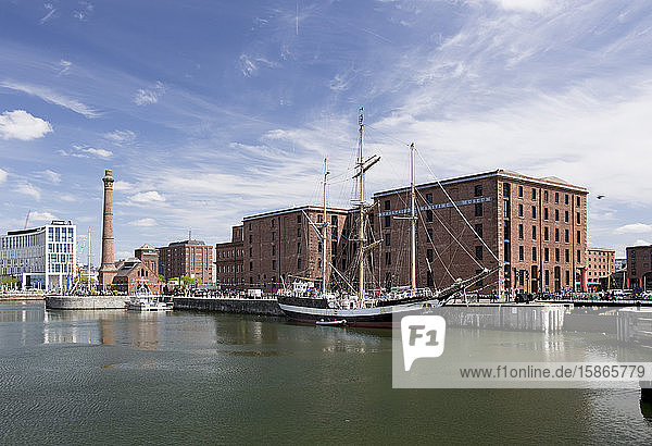 Merseyside Maritime Museum und das Pumphouse  Liverpool  Merseyside  England  Vereinigtes Königreich  Europa