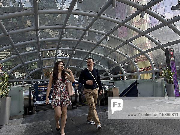 Orchard Road luxury shopping street in Singapore  Southeast Asia  Asia