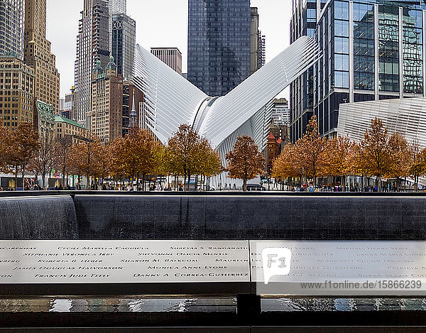 9/11 Memorial and Museum at the World Trade Center Complex; New York City New York United States of America