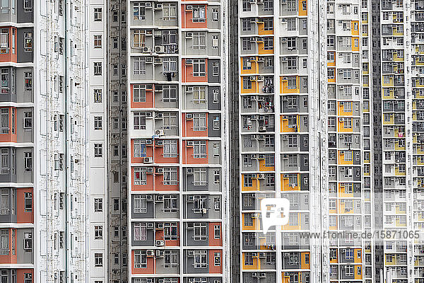 Sozialwohnungen  Shek Kip Mei  Kowloon  Hongkong  China  Asien