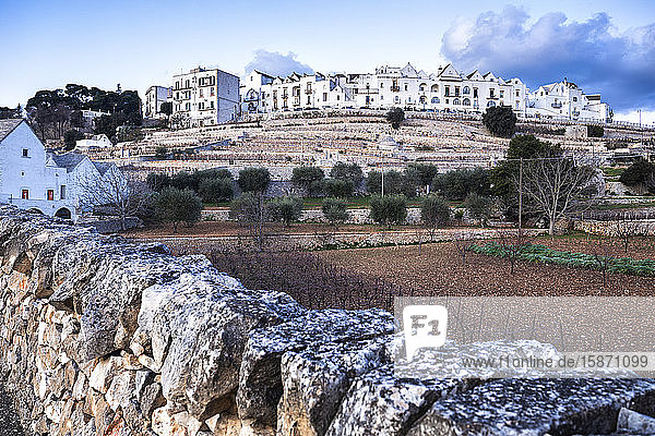 Village of Locorotondo Apulia Italy Europe