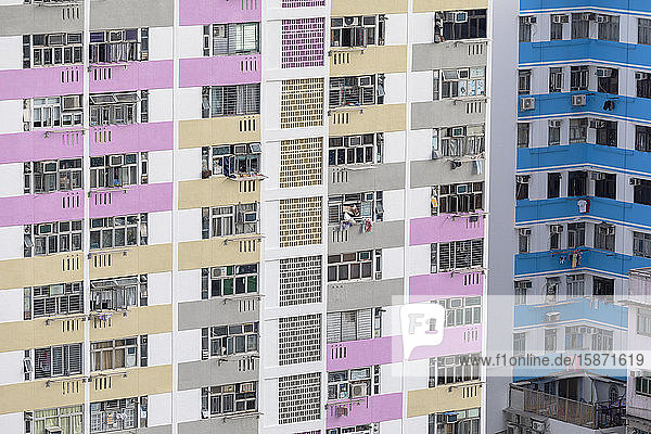 Public housing apartments, Shek Kip Mei, Kowloon, Hong Kong, China, Asia