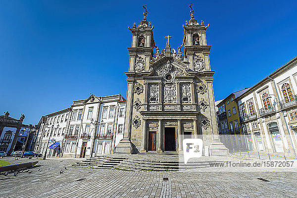 Kirche Santa Cruz (Heiliges Kreuz)  Carlos Amarante-Platz  Braga  Minho  Portugal  Europa