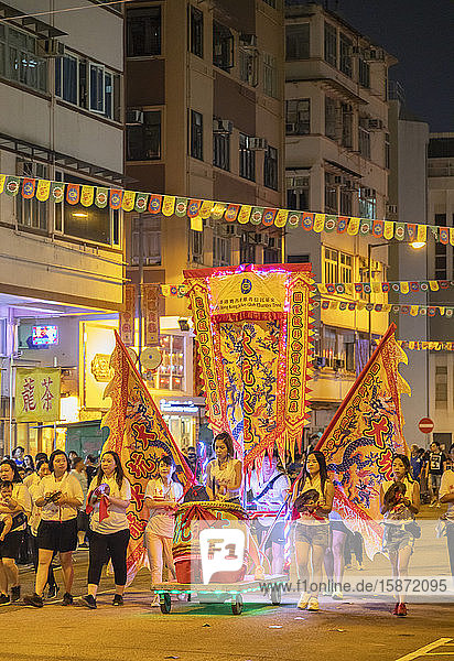 Tai Hang Dragon Dance  Tai Hang  Causeway Bay  Hong Kong  China  Asia