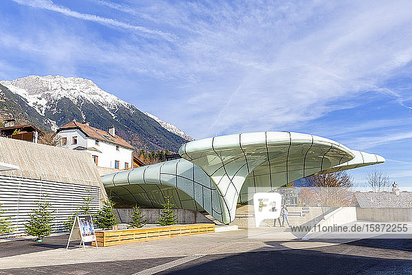 Hungerburg station designed by Zaha Hadid Innsbruck Tyrol Austria Europe
