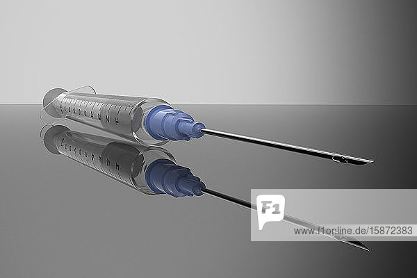 Studio shot of Corona virus vaccine