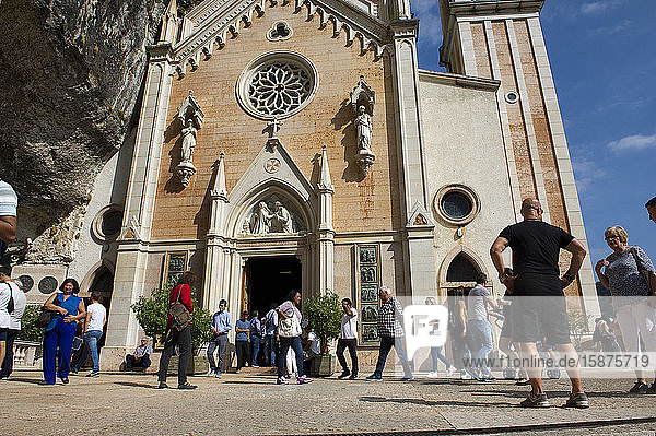 Madonna della Corona Chapel at Spiazzi  Ferrara di Monte Baldo  Verona Province  Veneto  northern Italy  Italy  Europe