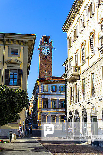 Italy  Piedmont  Novara  Palazzo Natta in background
