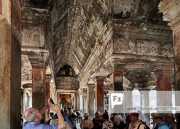 Cambodia  Angkor Wat â€“ built by Suryavarman II (r 1112â€“52) â€“ is the earthly representation of Mt Meru  the Mt Olympus of the Hindu faith and the abode of ancient gods. The Cambodian god-kings of old each strove to better their ancestorsâ€™ structures in size  scale and symmetry  culminating in what is believed to be the worldâ€™s largest religious building. The temple is the heart and soul of Cambodia and a source of fierce national pride. Unlike the other Angkor monuments  it was never abandoned to the elements and has been in virtually continuous use since it was built. it is now commonly accepted that Angkor Wat most likely served both as a temple and as a mausoleum for Suryavarman II.