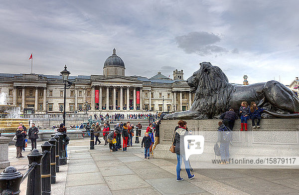 Vereinigtes Königreich  England  London  National Gallery in Trafalgar Square