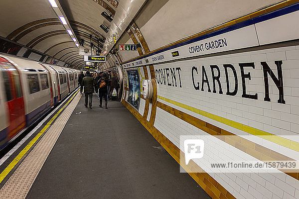 UK  England  London  the subway station  Covent Garden