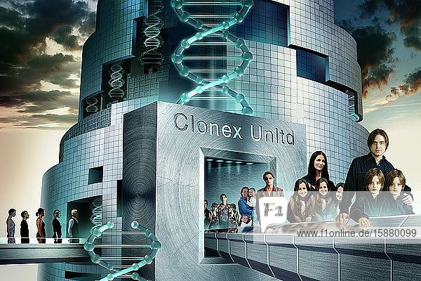 Illustration human cloning