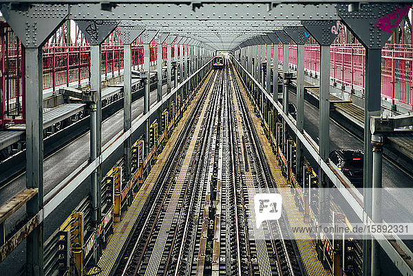 USA  New York City  Schienen