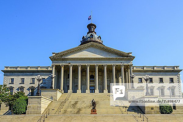 Columbia South Carolina home of the Statehouse Capital building with a rich history.