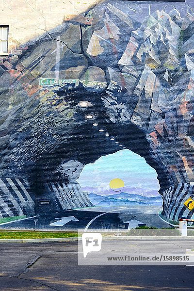 Tunnel Vision Mural Columbia South Carolina home of the Statehouse Capital building with a rich history.