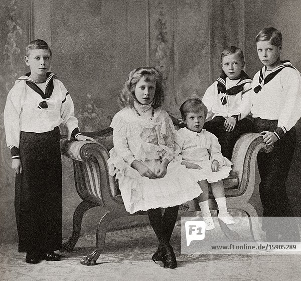 EDITORIAL The children of king George V. Left to right Prince Albert Princess Mary Prince George Prince Henry and the Prince of Wales. Prince Albert Frederick Arthur George future Duke of York and George VI 1895-1952. King of the United Kingdom and the Dominions of the British Commonwealth. Mary Princess Royal and Countess of Harewood 1897-1965. Prince George future Duke of Kent 1902-1942. Prince Henry future Duke of Gloucester 1900-1974. Prince Edward the Prince of Wales future Edward VIII and later Duke of Windsor 1894-1972. From King George the Sixth published 1937.