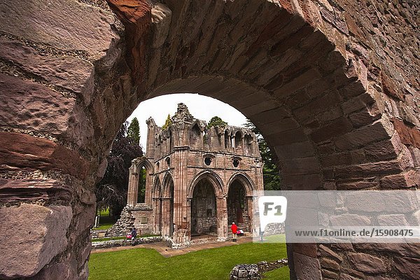 Dryburgh Abbey Scottish Borders District Scotland United Kingdom Europe.