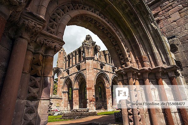 Dryburgh Abbey Scottish Borders District Scotland United Kingdom Europe.