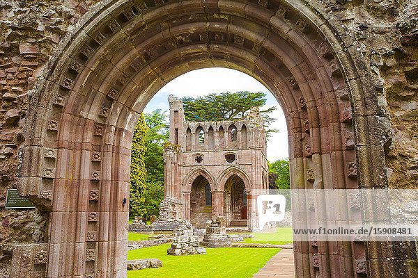 Dryburgh Abbey Scottish Borders District Scotland United Kingdom Europe.