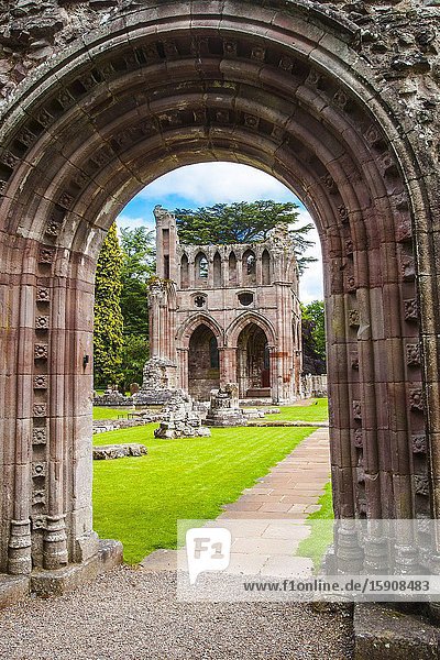 Dryburgh Abbey Scottish Borders District Scotland United Kingdom Europe.
