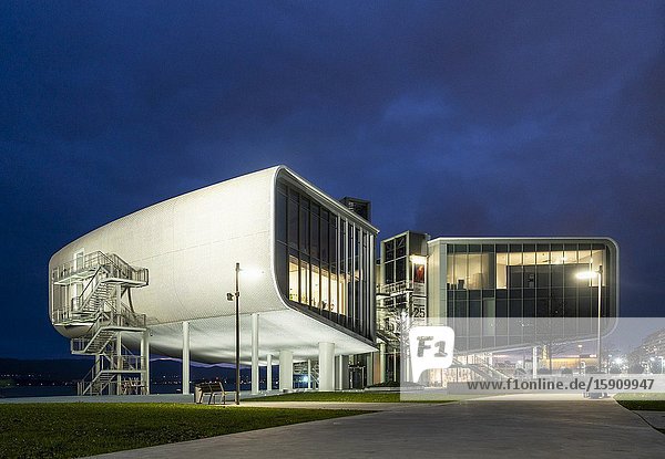 Santander Cantabria Spain. Centro Botín art gallery designed by Pritzker Prize-winner architect Renzo Piano.