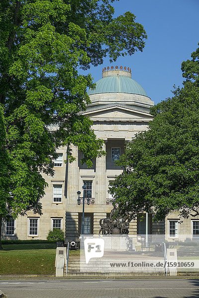 Raleigh NC North Carolina state capitol capital statehouse complex.