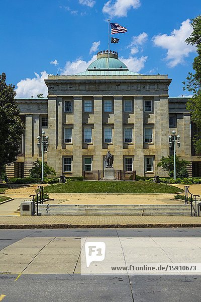 Raleigh NC North Carolina state capitol capital statehouse complex.