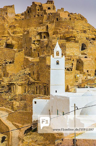 Chenini ruined village. Tunisia Africa.