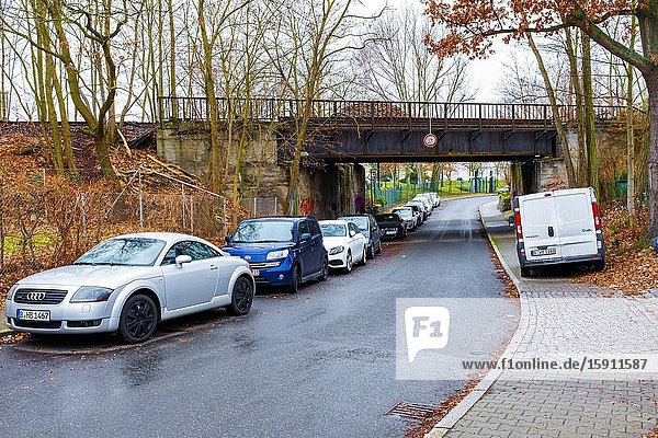 Berlin Germany. Siemensstadt S-Bahn Line was shut down during the 1980's but is getting a revival due to a planned reopening of the line in 2025. Meanwhile plans for a new campus and urban development are being made.