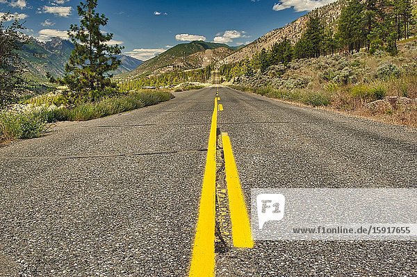 Highway 12 south of Lillooet British Columbia Canada.