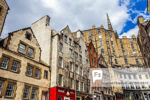 Victoria Street Old Town Edinburgh Scotland United Kingdom Europe.
