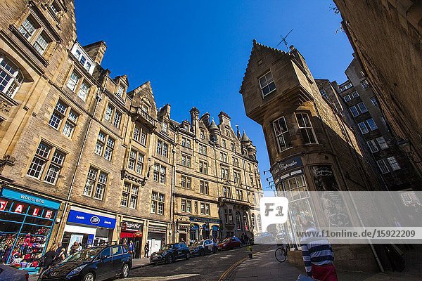 Victoria Street Old Town Edinburgh Scotland United Kingdom Europe