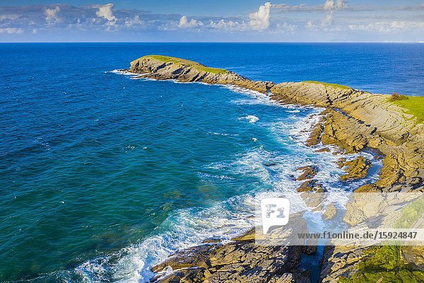 Coastal landscape. La Ballena. Sonabia (Castro Urdiales) Cantabria Spain Europe.