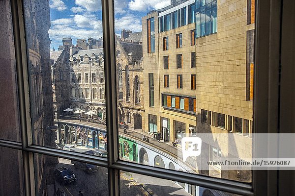 Victoria Street Old Town Edinburgh Scotland United Kingdom Europe