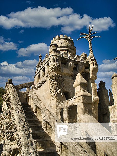 Palais Ideal Hauterives Drome Department Auvergne-Rh™ne-Alpes region France.