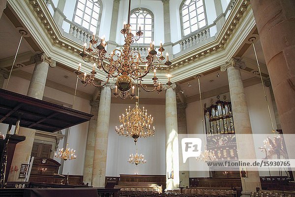 Marekerk Mary church Leiden Holland.