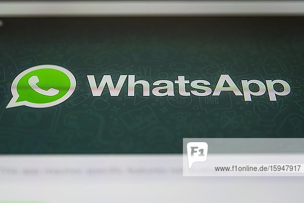 WhatsApp Messenger Instant Messenger Dienst App-Icon Bildschirmfoto Smartphone Detail formatfüllend