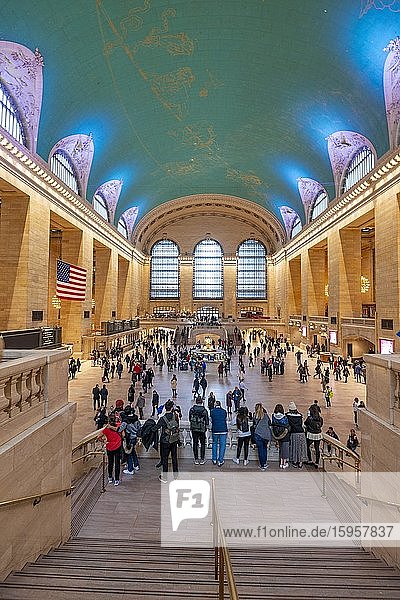 Interior view of Grand Central Station  Grand Central Terminal  Manhattan  New York City  New York State  USA  North America